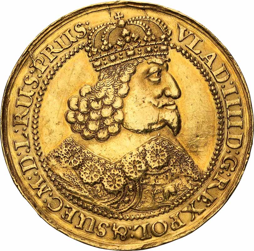 Władysław IV Waza. Donatywa wagi 4 dukatów 1645, Gdańsk